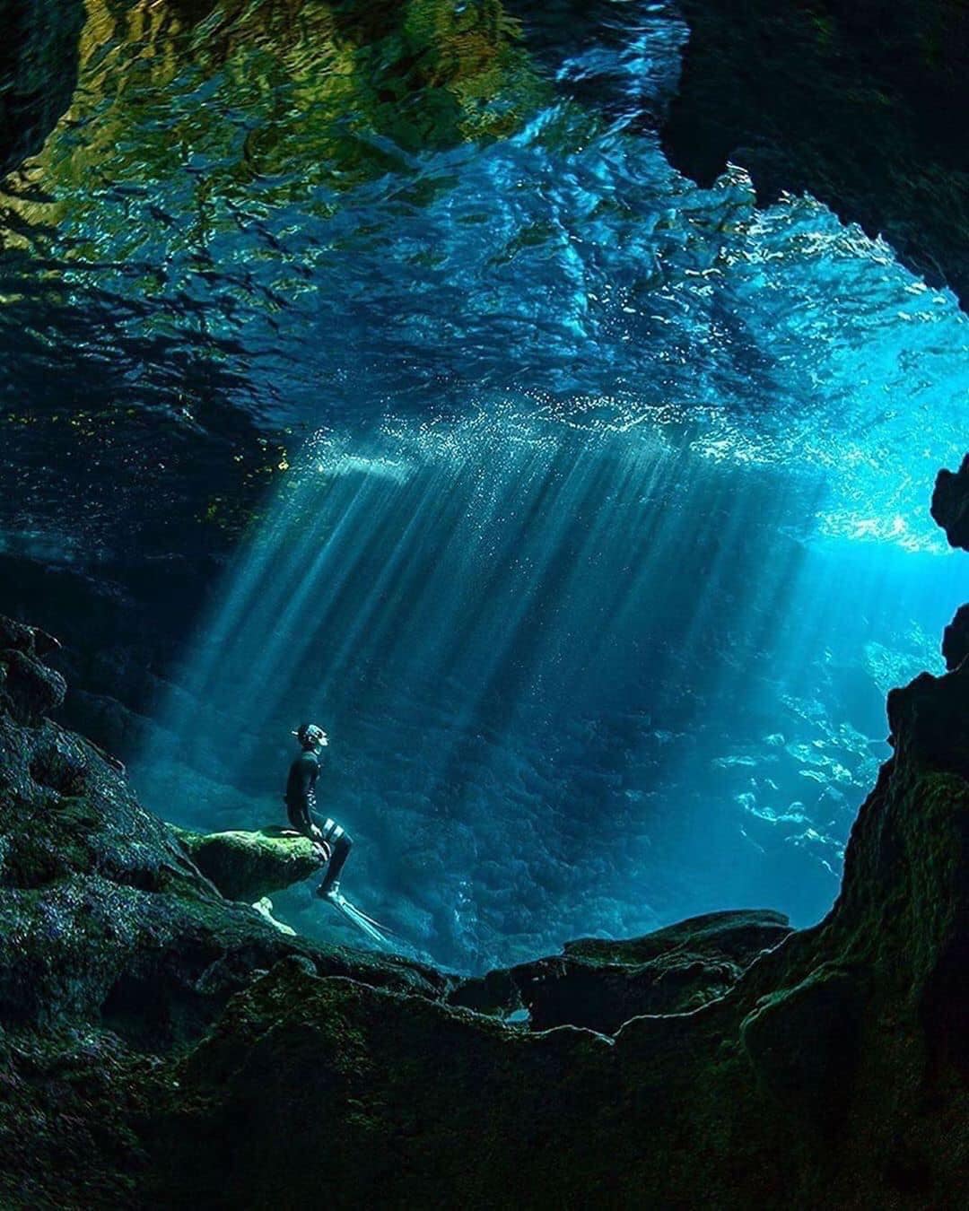 Diving pleasure in Kailua, Hawaii