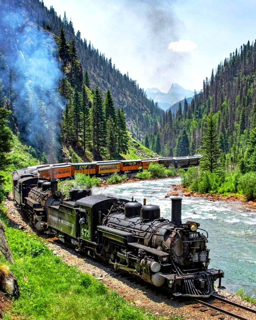 Durango & Silverton Narrow Gauge Railroad, Colorado, USA
